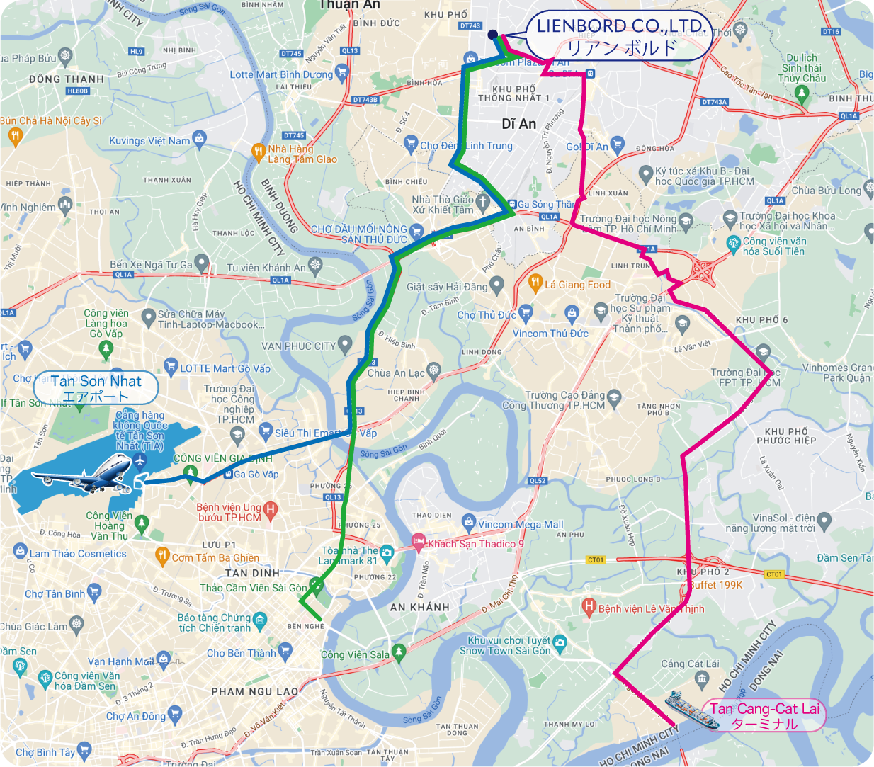 LIENBORD MAP